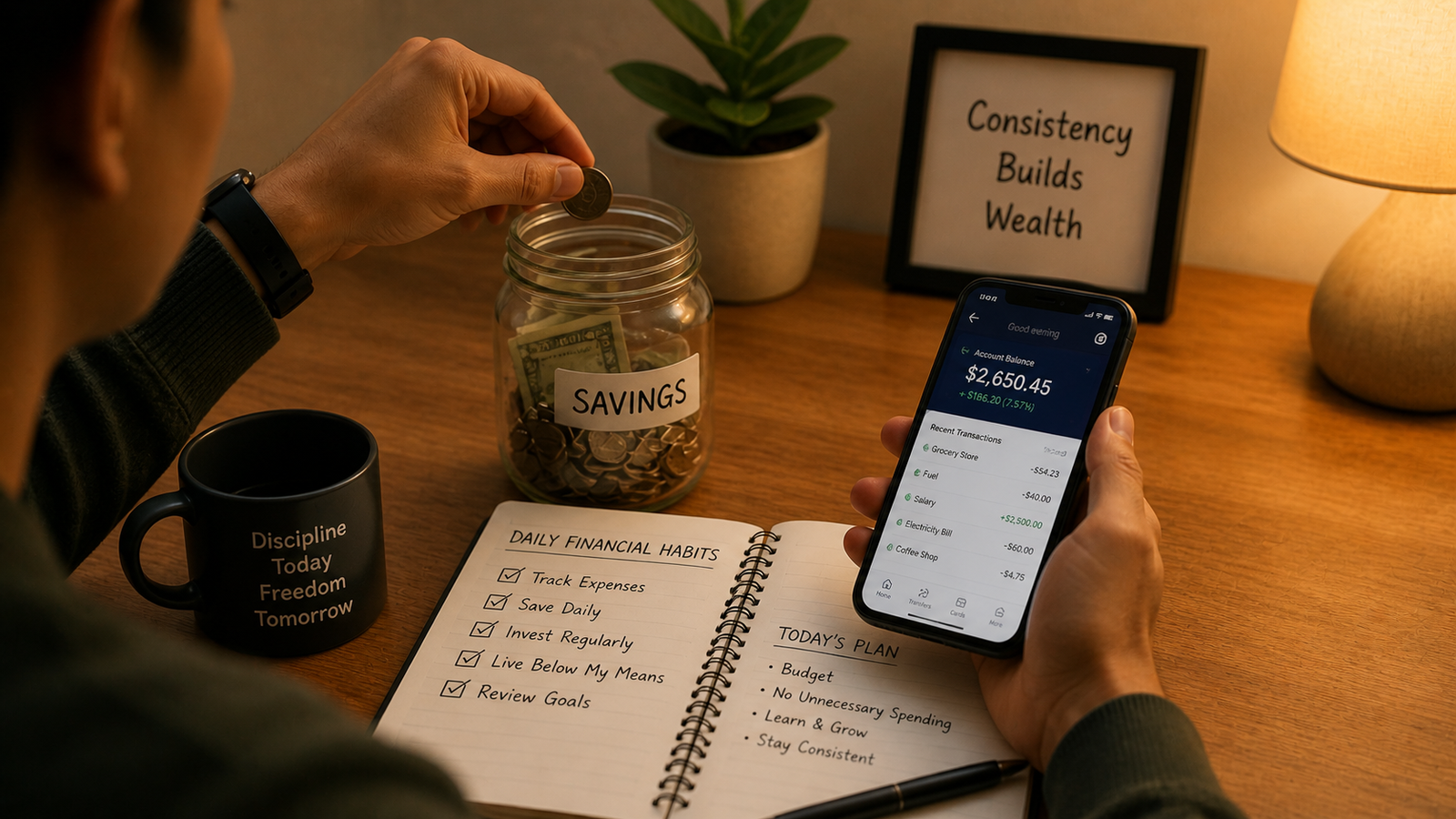 Simple Personal Finance Habits That Improve Long-Term Financial Stability